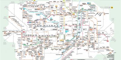 Карта Минхена у аутобусу