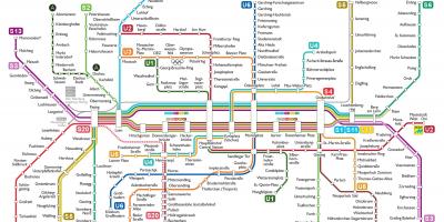 Минхен метро карта