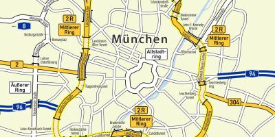 Минхен прстен карта