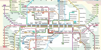 Минхен железничка карта