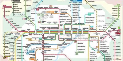 Карта метро Минхена