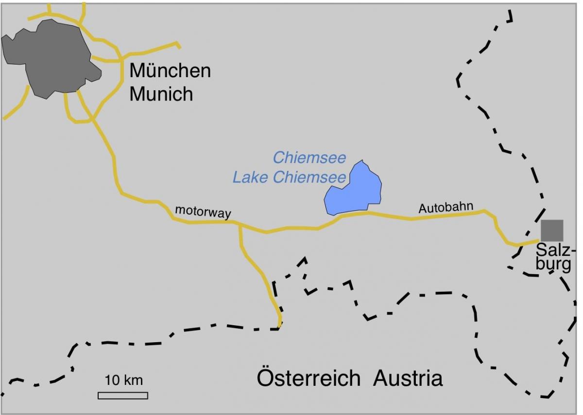 Мапа језера ofmunich 