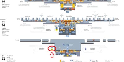 Карта Минхена терминала 2 