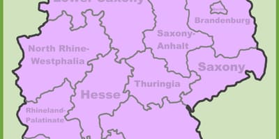 Мапа локација Минхена