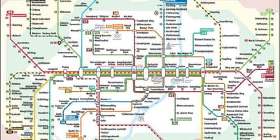 Метро карта Минхена