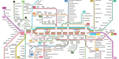 Минхен метро карта