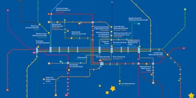 Карта Минхен божић тржишта