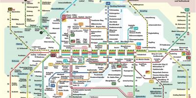 В / д станица у Минхену мапи