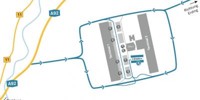 Аеродром у Минхену карта изнајмљивање аутомобила 